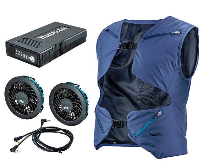 楽天市場】【送料込み】充電式スマートファンベスト マキタ(MAKITA