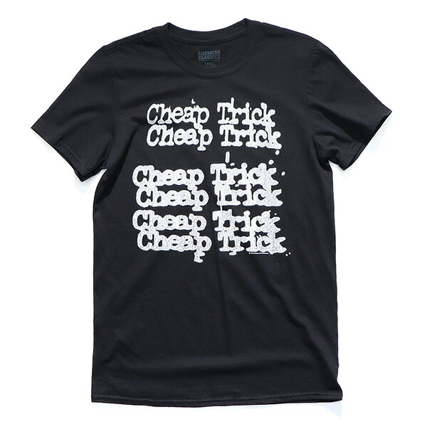 楽天市場】チープ トリック【CHEAP TRICK】SS TEE BLACK ブラック ロゴ