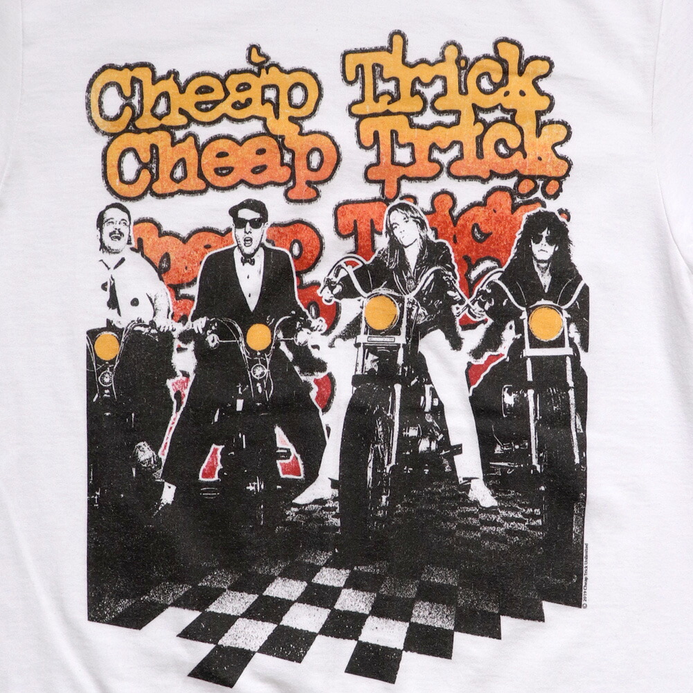 楽天市場】チープ トリック【CHEAP TRICK】SS TEE BLACK WHITE CHEAP