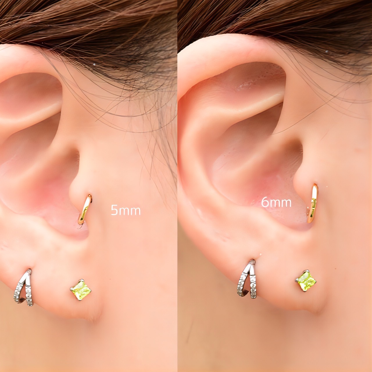 楽天市場】K18 16G 18金ゴールド イエローゴールド 内径5mm 18K 金属