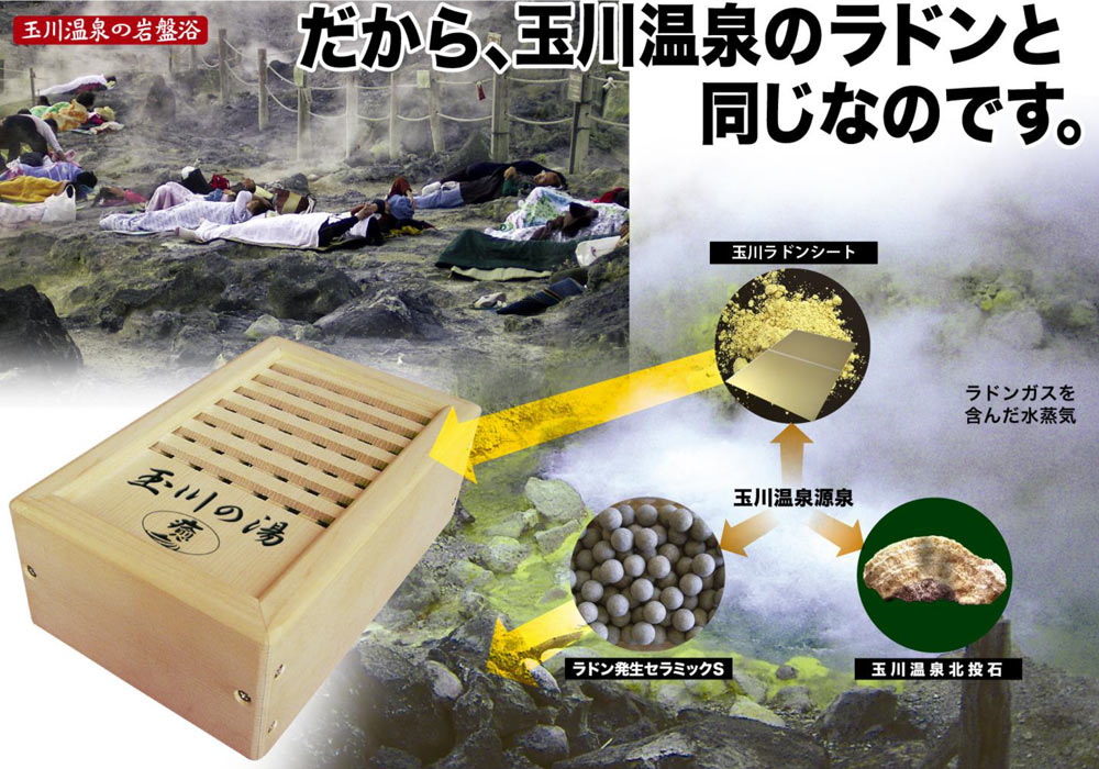 楽天市場】玉川の湯 「癒」 大判 家庭用入浴健康器具 玉川温泉をご自宅