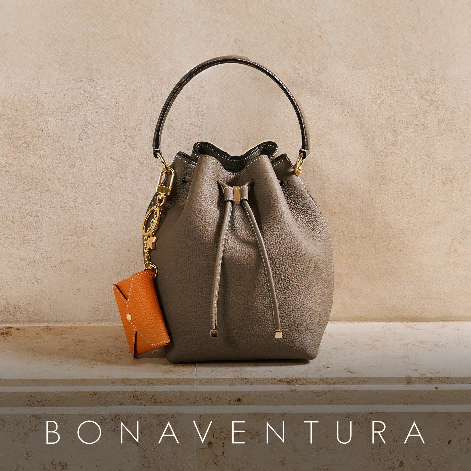 楽天市場】【公式】アンジェリカ バケットバッグ シュリンクレザー