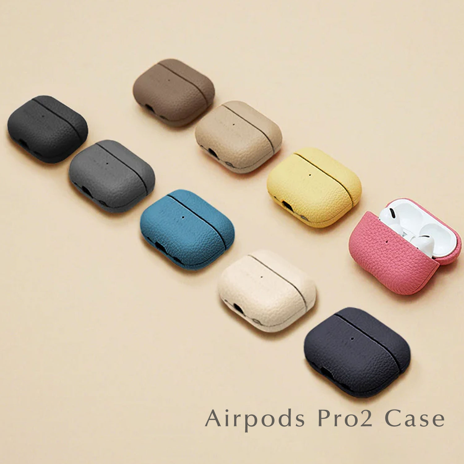 楽天市場】【公式】エアポッズプロ ケース シュリンクレザー (AirPods