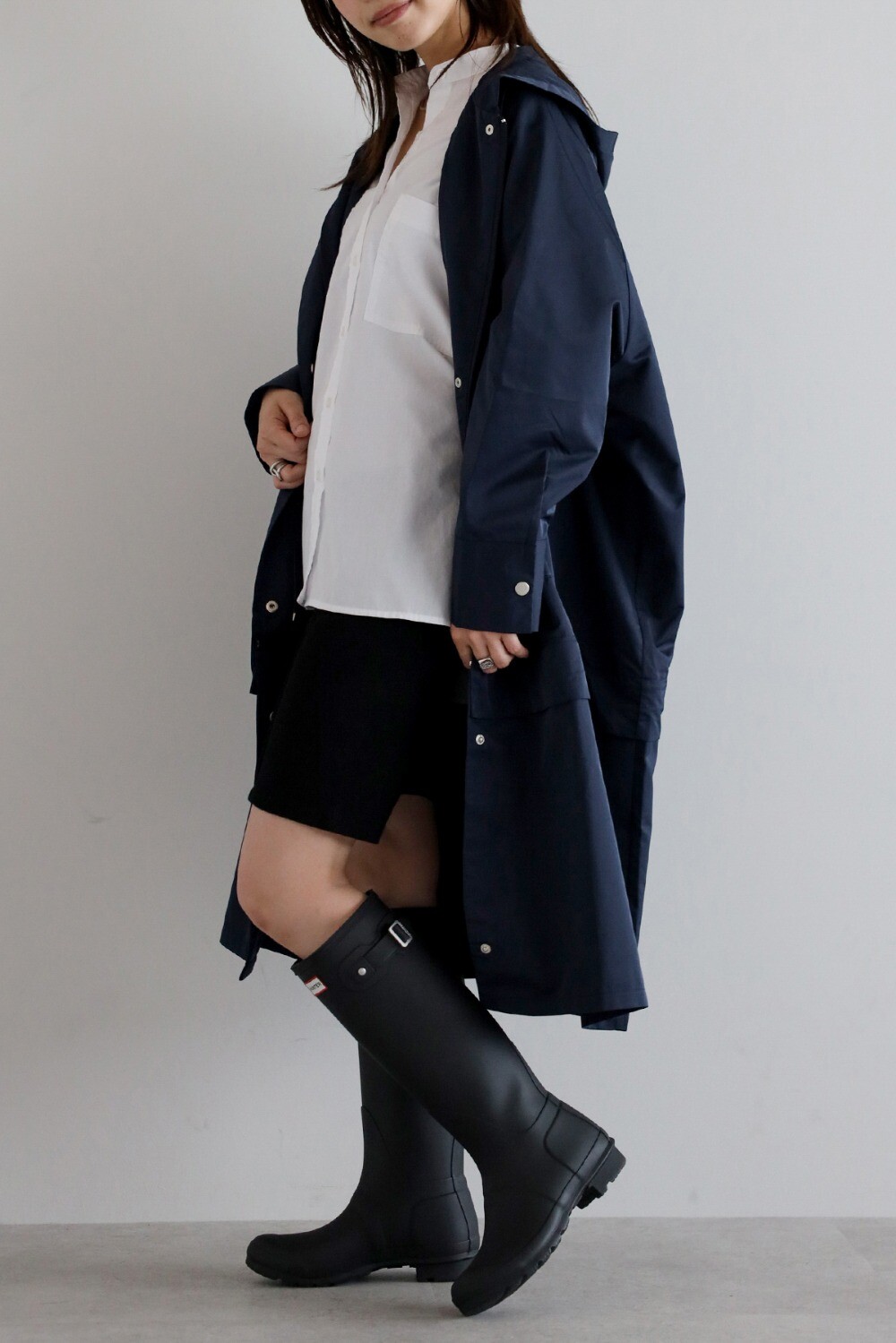 楽天市場】ハンター トール HUNTER レインブーツ レディース 黒