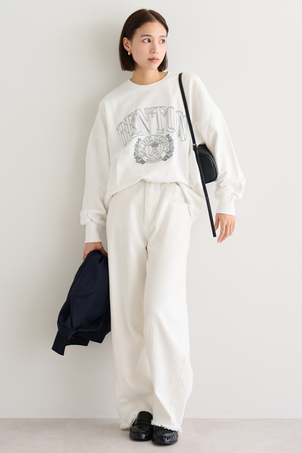 楽天市場】ロゴ刺繍 ビッグスウェット レディース トップス スウェット