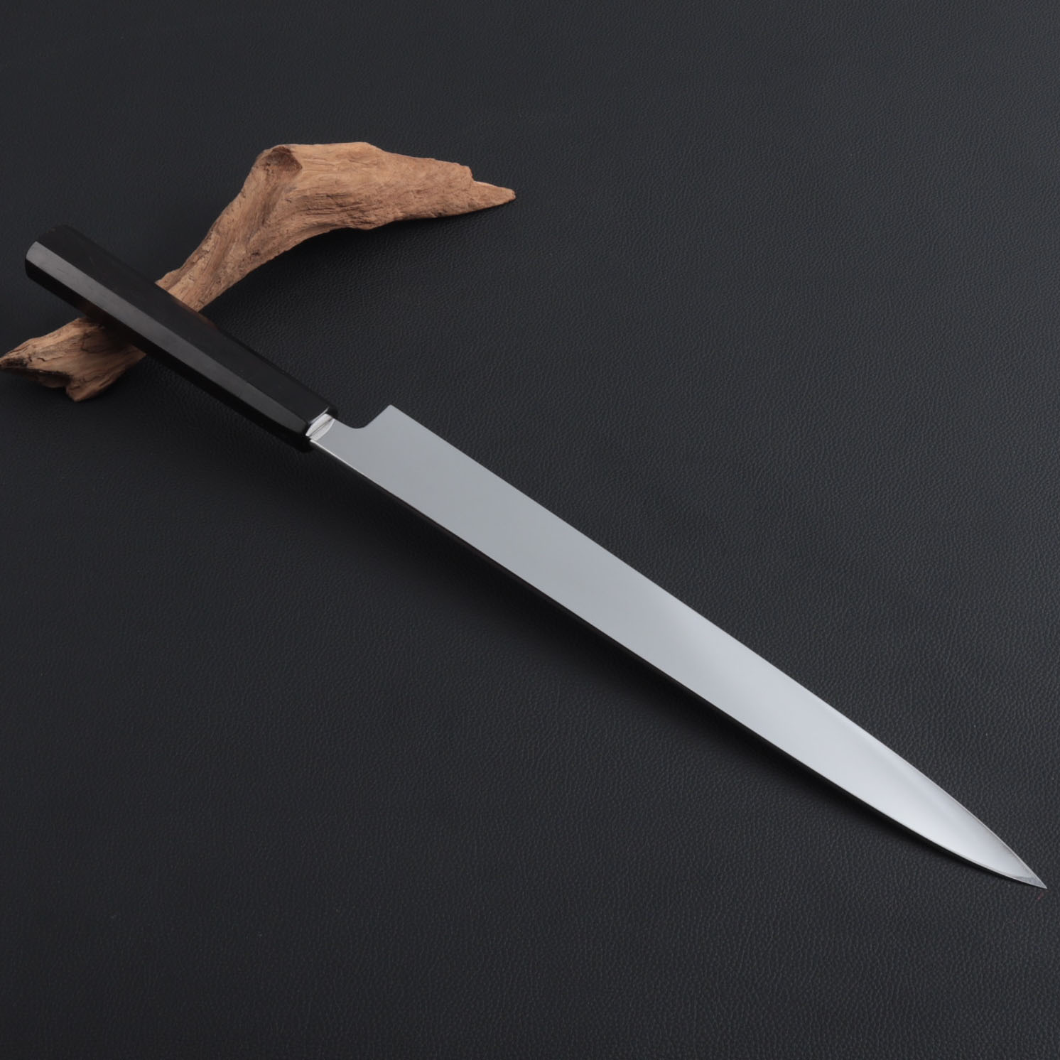 楽天市場】柳刃包丁 尺一（刃渡り330mm) 通常鏡面仕上げ 本刃付け 刺身