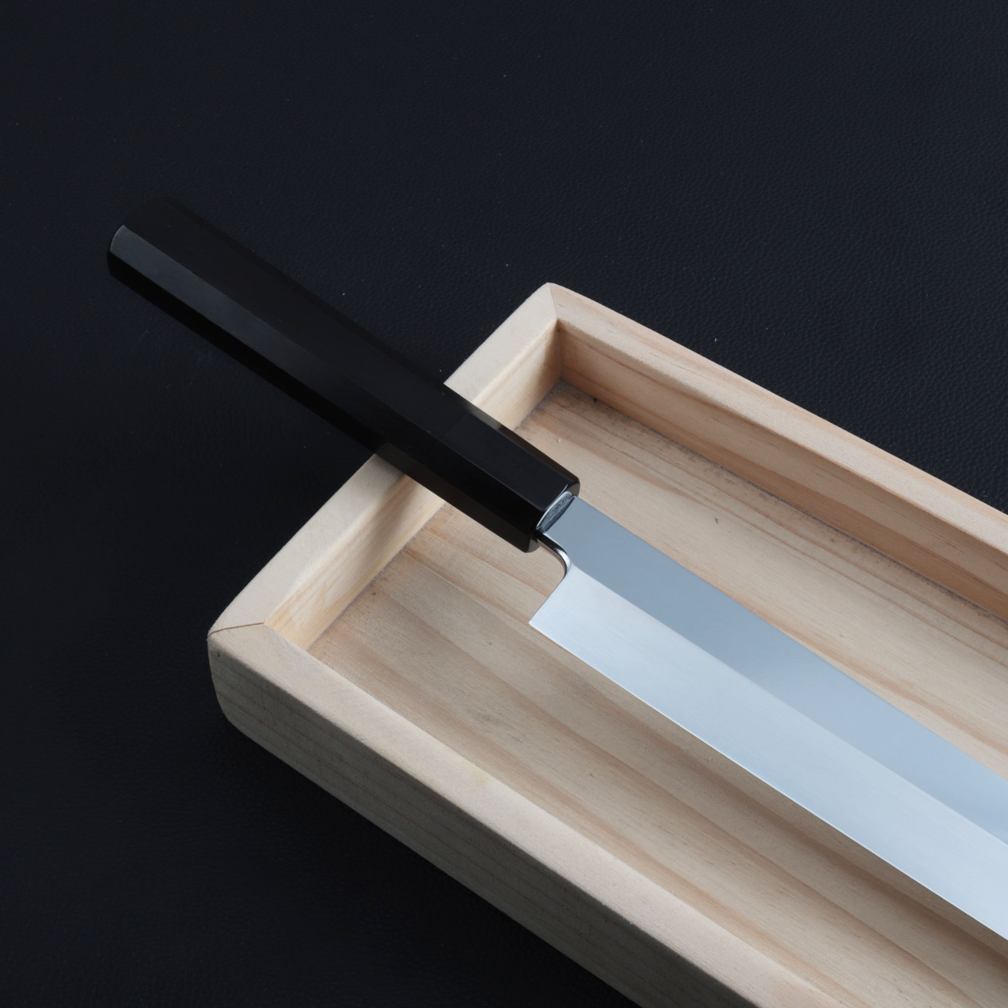 楽天市場】切付柳刃包丁 9寸（刃渡り270mm）通常鏡面仕上げ 本刃付け