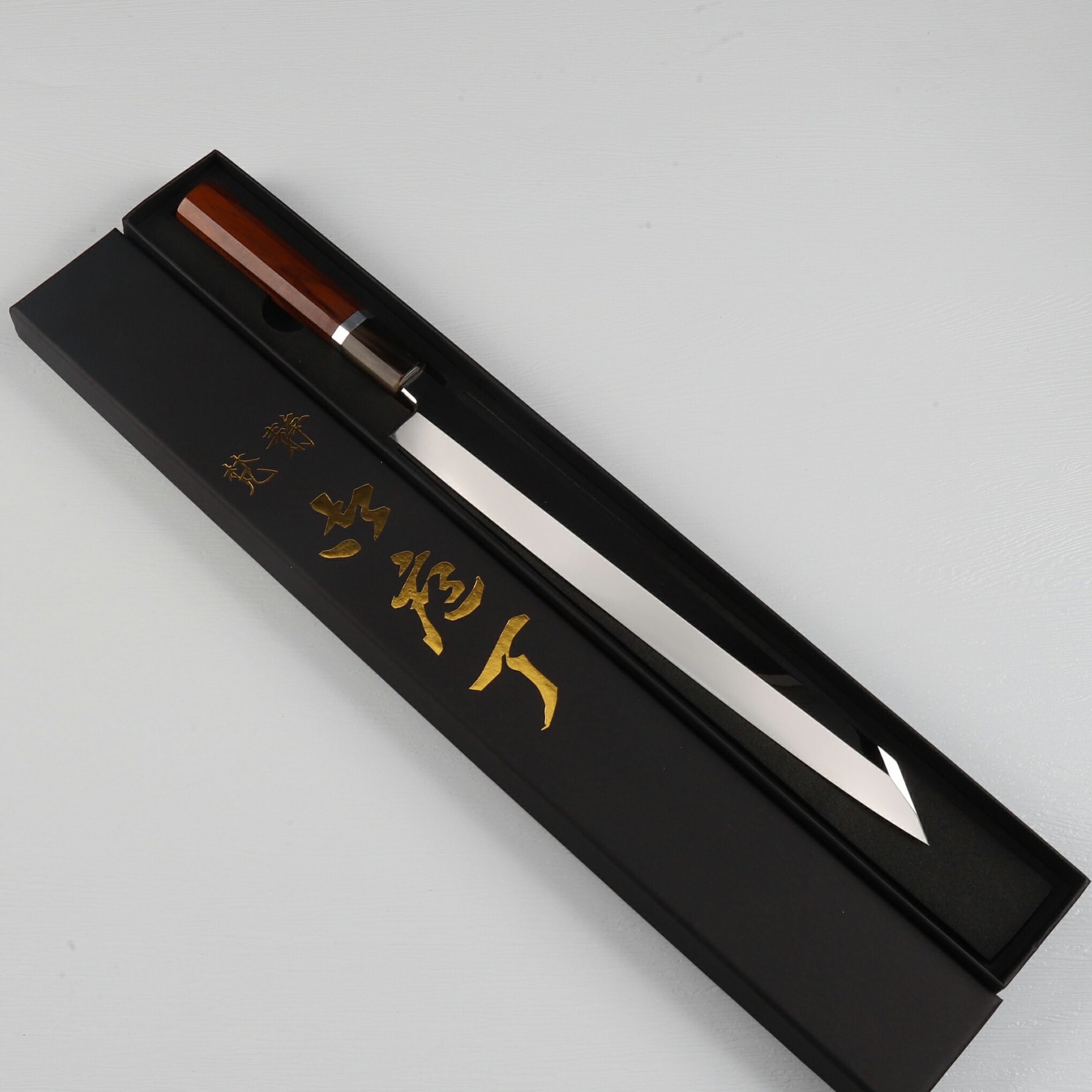 楽天市場】切付柳刃包丁 尺（刃渡り300mm）ウルトラ鏡面仕上げ 刺身