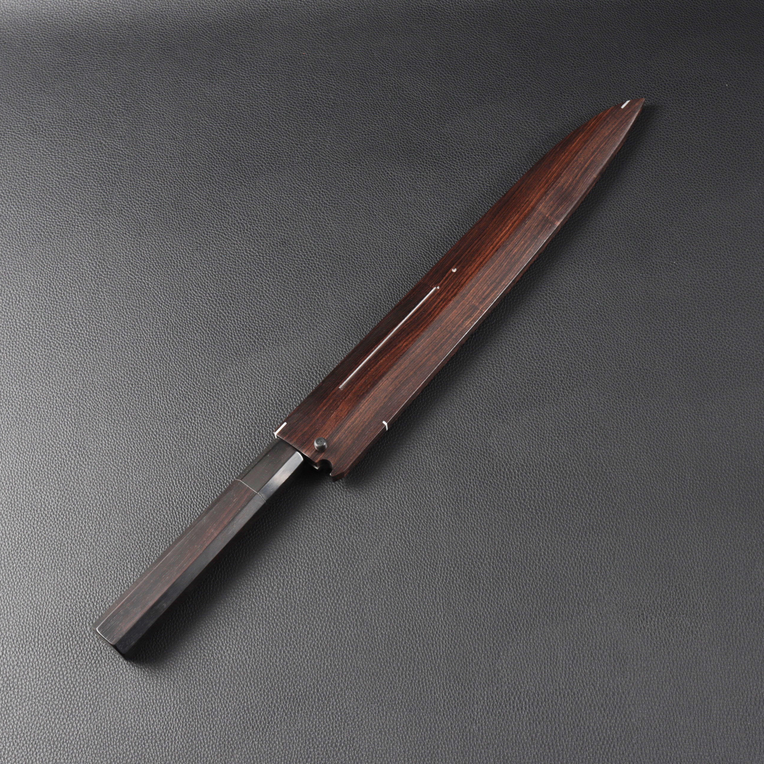 楽天市場】鞘 柳刃包丁専用鞘 黒檀 尺（刃渡り300mm）サイズ専用 : 梵