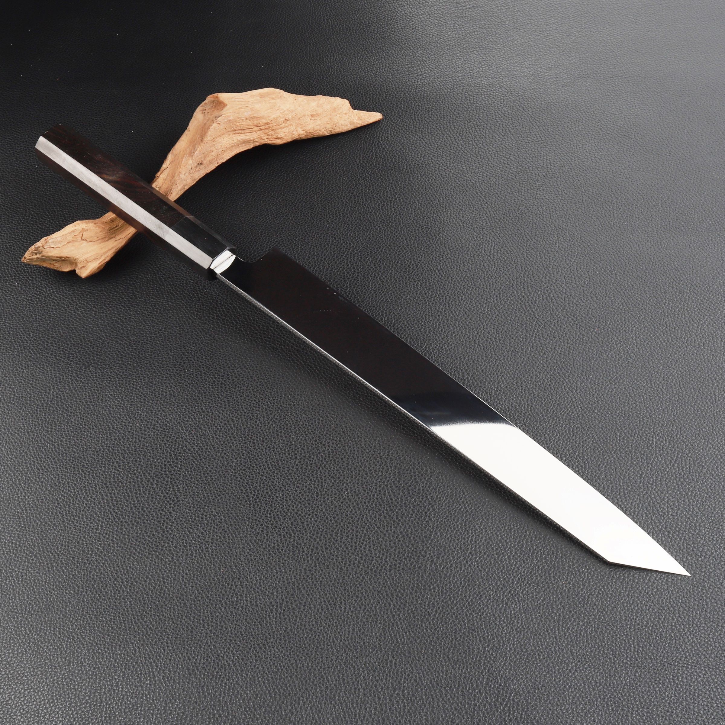 楽天市場】切付柳刃包丁 尺（刃渡り300mm）通常鏡面仕上げ 本刃付け