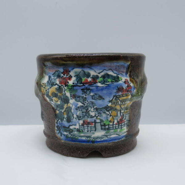 楽天市場】盆栽鉢 陶翠 丸鉢 落款 現品 新品 送料無料 鉢 植木鉢 趣味