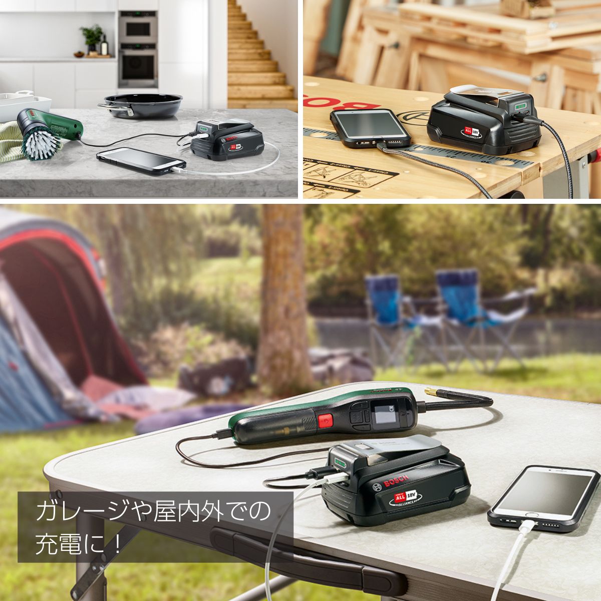 楽天市場】【公式ストア】18V コードレスUSBアダプター USB18V-45(本体