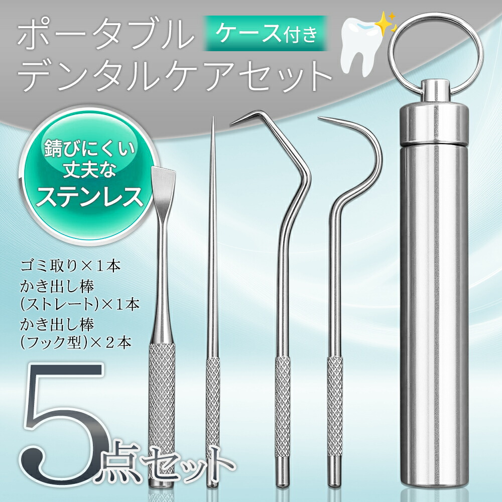 楽天市場】デンタルケア ケース付き 5点セット 男女兼用 デンタル