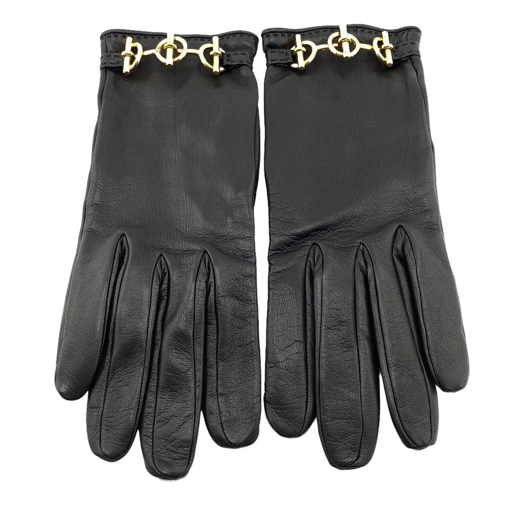 楽天市場】HERMES エルメス シェーヌダンクル グローブ #7 1/2 手袋