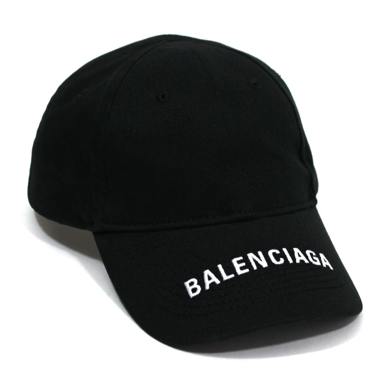 楽天市場】バレンシアガ BALENCIAGA キャップ ツバロゴ ブラック