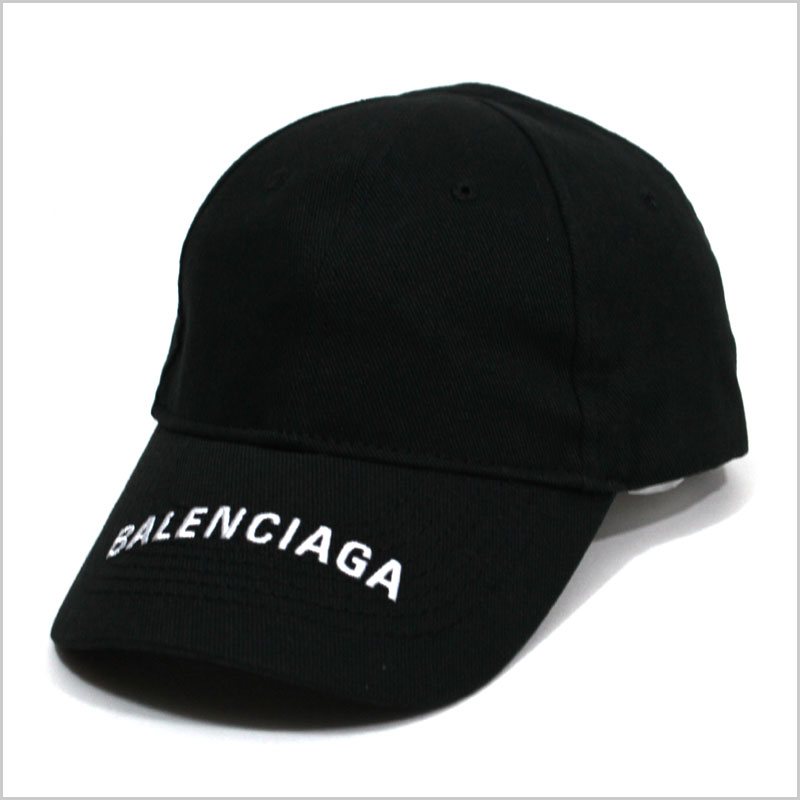 楽天市場】バレンシアガ BALENCIAGA キャップ ツバロゴ ブラック