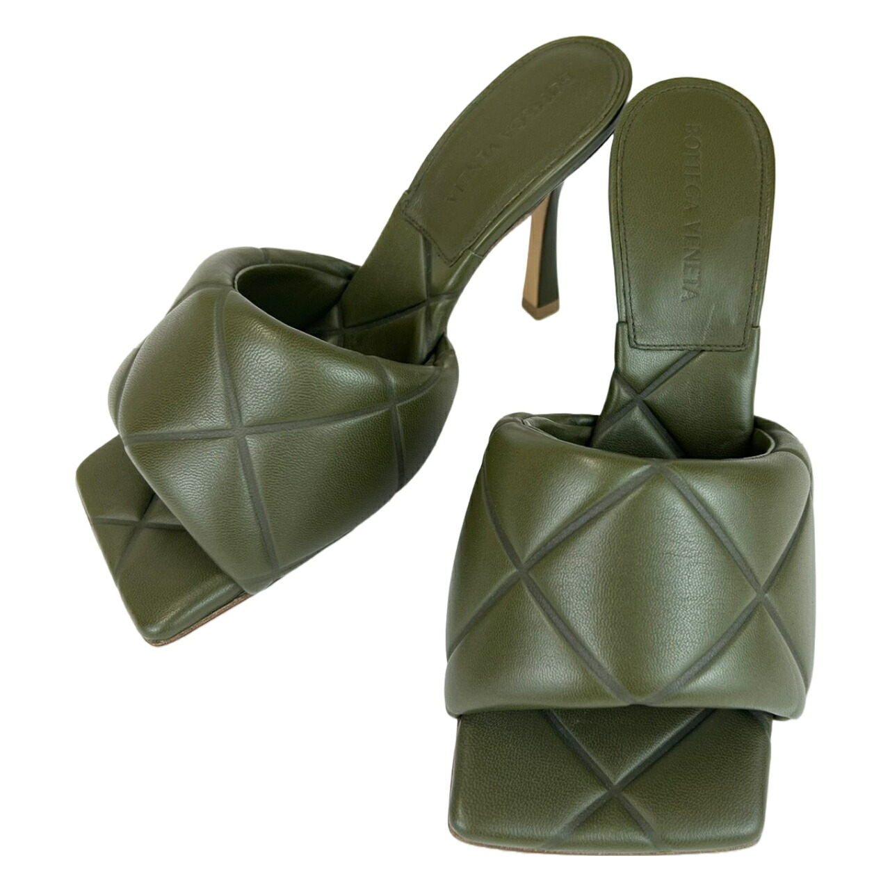 楽天市場】新品未使用 ボッテガヴェネタ リド ミュール 639943 ヒール