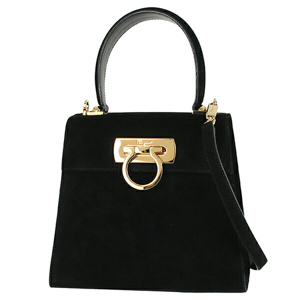 楽天市場】フェラガモ 2WAYバッグ ガンチーニ スエード レザー