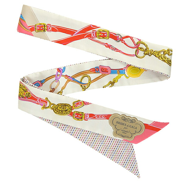 楽天市場】【未使用品】 エルメス ツイリー ロング ツインズ ブリッド