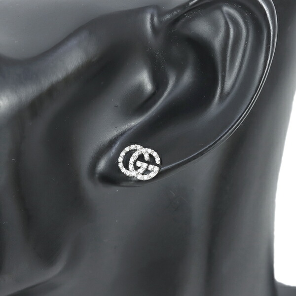楽天市場】【新品】 グッチ ピアス ダブルG スタッズ ダイヤモンド