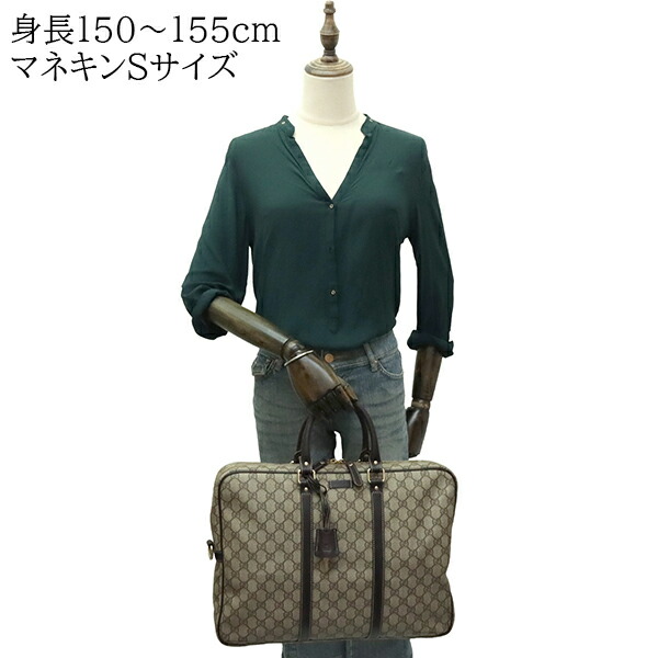 楽天市場】【超美品】 グッチ ビジネスバッグ GG スプリーム レザー