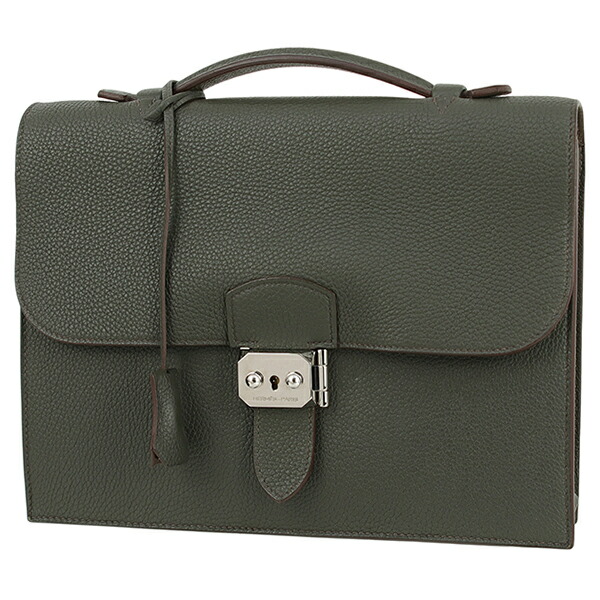 楽天市場】エルメス サックアデペッシュ 27 トゴ ヴェールグリス