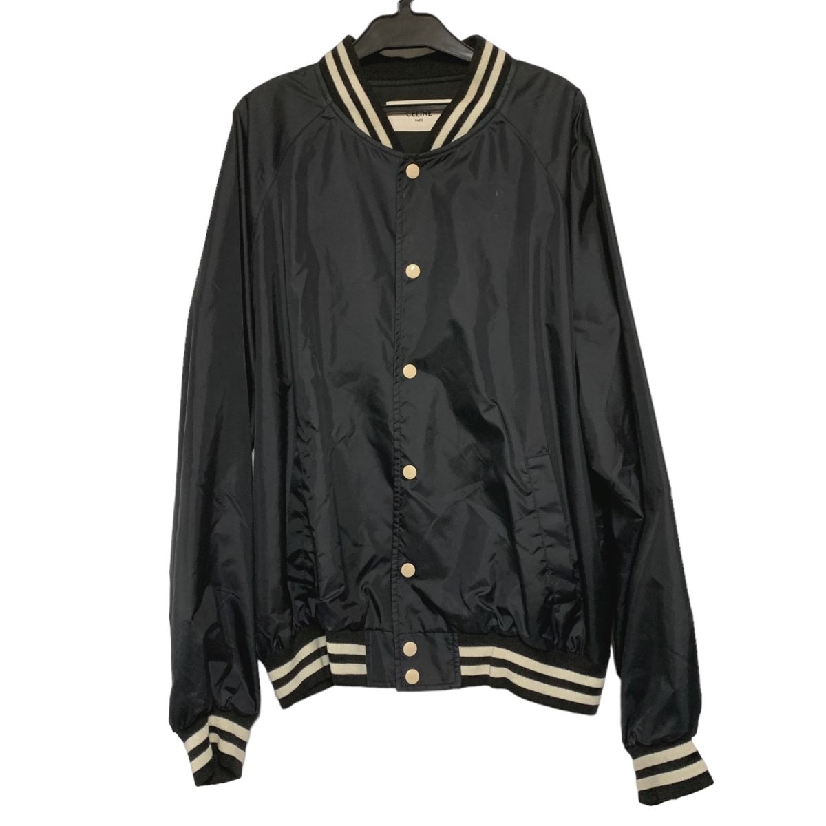 楽天市場】【中古】 CELINE セリーヌ ロゴ テディ ジャケット ブルゾン
