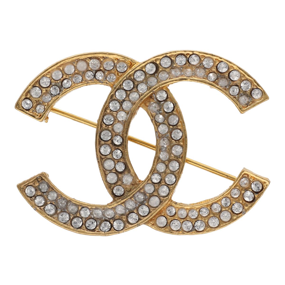 楽天市場】【中古】 CHANEL シャネル ブローチ ココマーク ライン