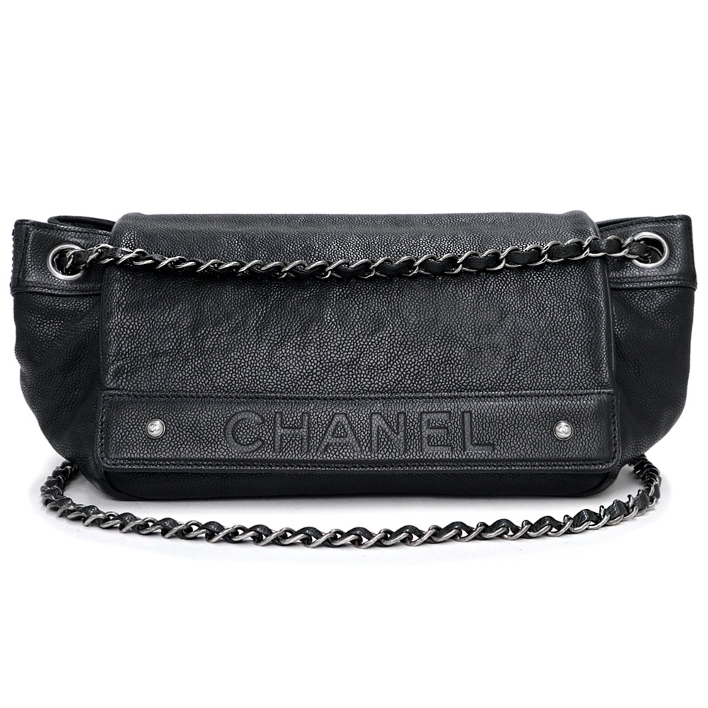 楽天市場】【中古】シャネル CHANEL ロゴ フラップ チェーン