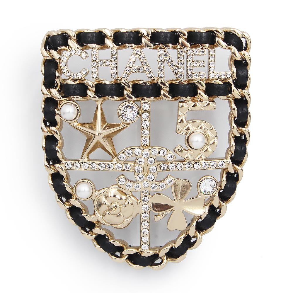 楽天市場】シャネル ブローチ パール（カラーブラック）（ジュエリー