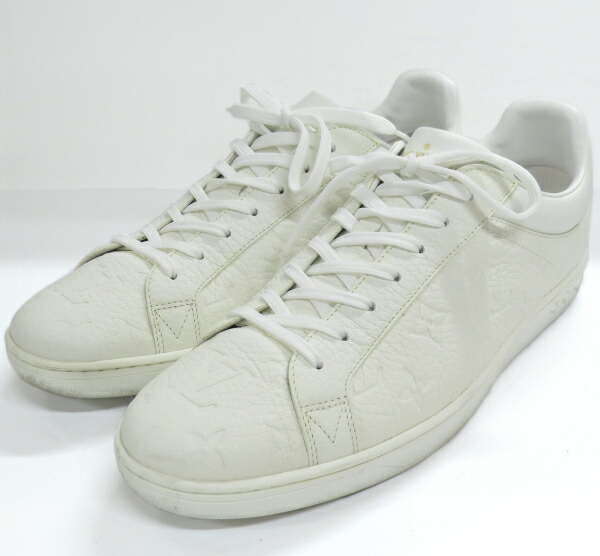 楽天市場】ルイヴィトン メンズ レザー スニーカー 白×モノグラム 型