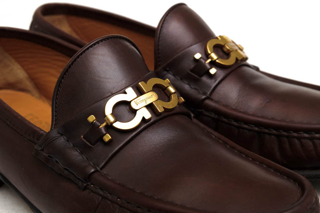 楽天市場】Salvatore Ferragamo ビットローファー フェラガモ UR39348