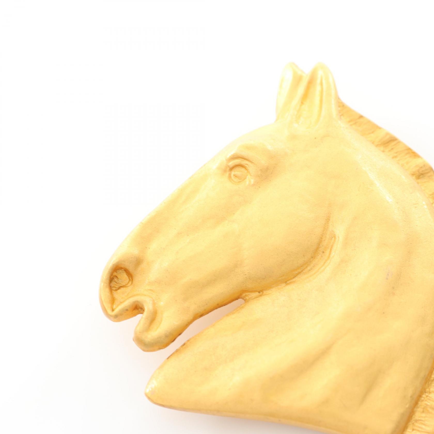 楽天市場】エルメス HERMES ホース ブローチ アクセサリー GP