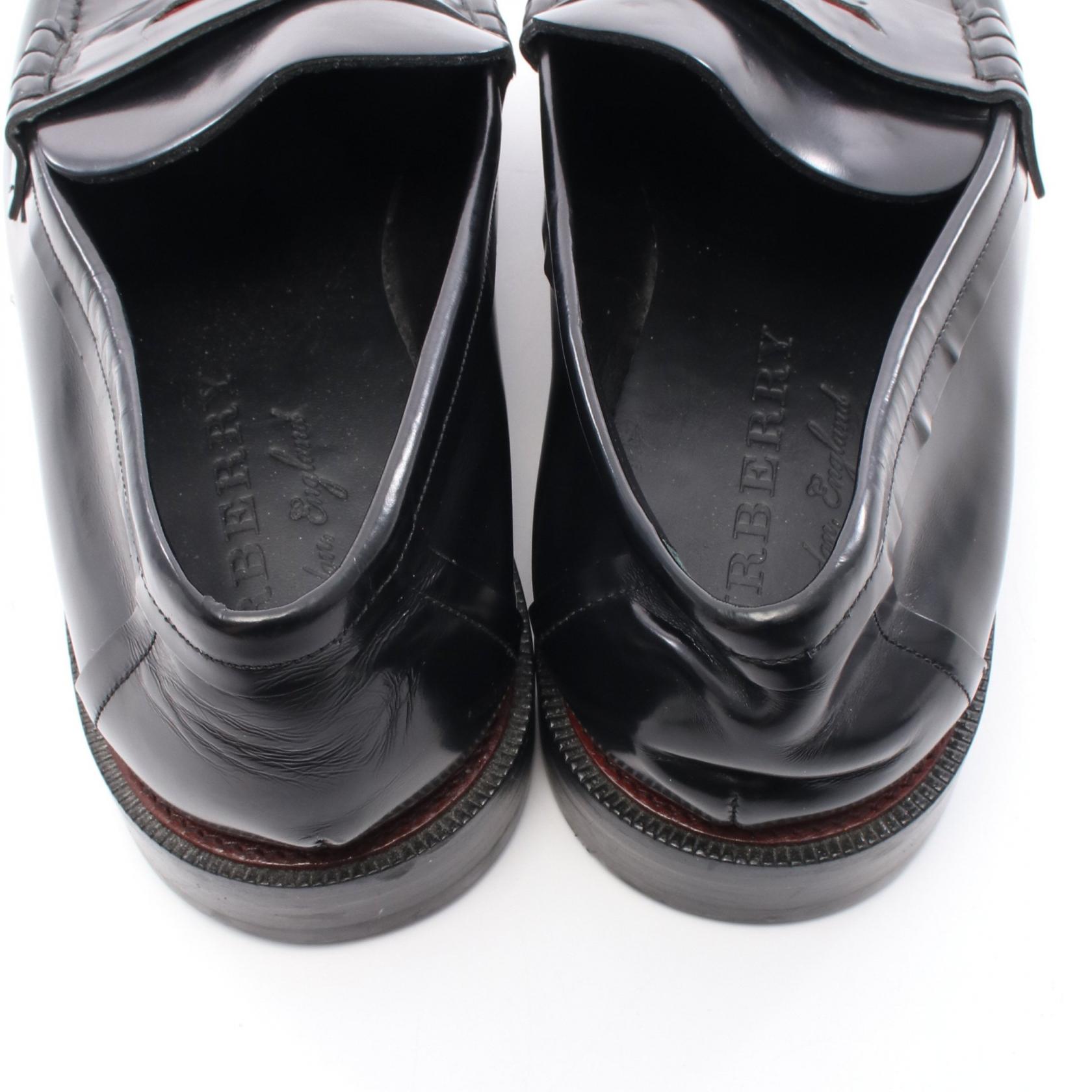 楽天市場】バーバリー BURBERRY ローファー 靴 レザー メンズ ブラック