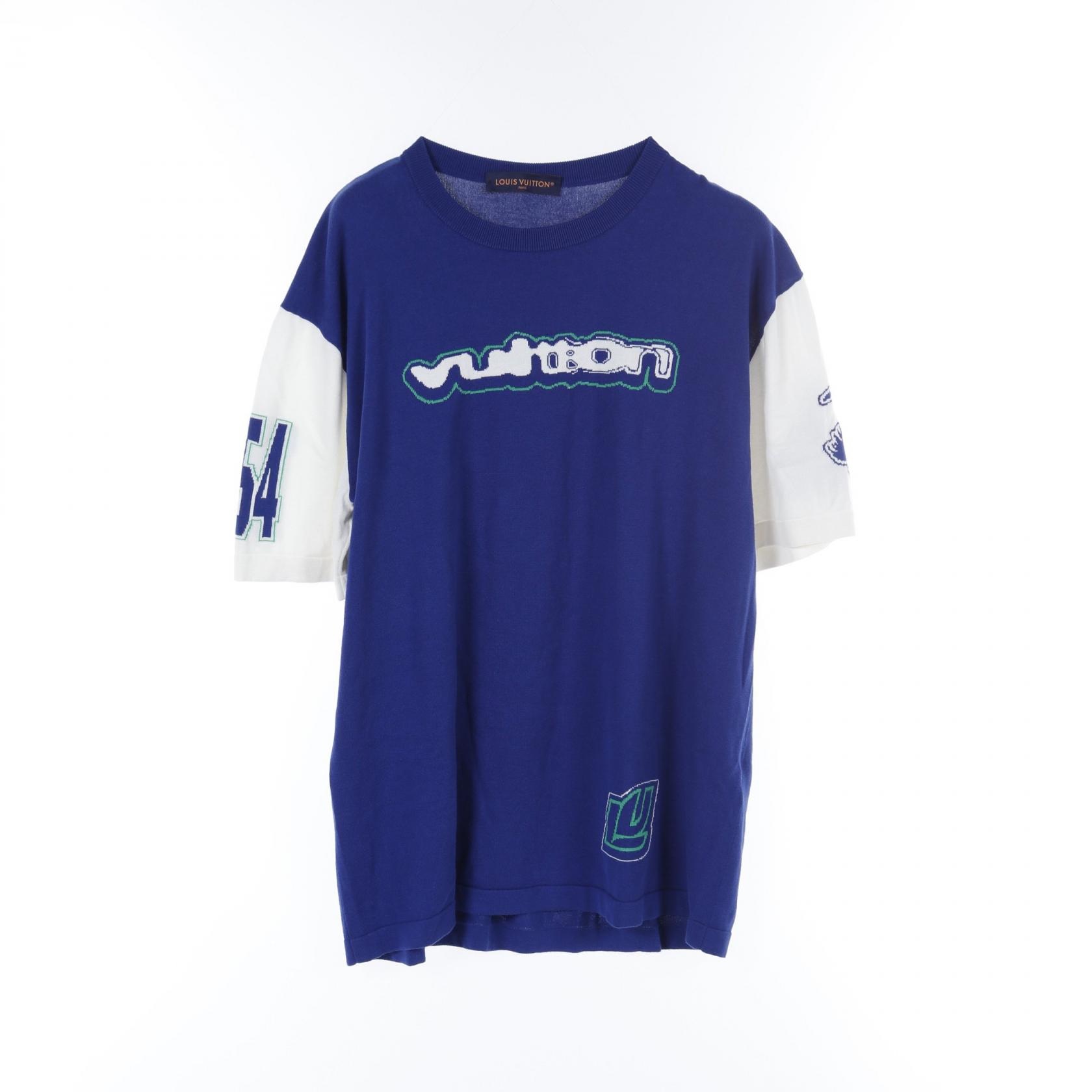 ルイ・ヴィトン LOUIS VUITTON インタルシアクルーネック ニット 衣料