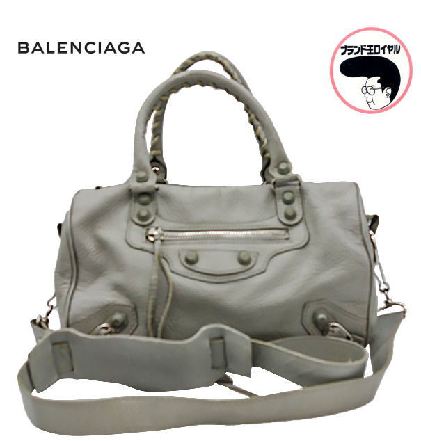 楽天市場】バレンシアガ バッグ グレーの通販