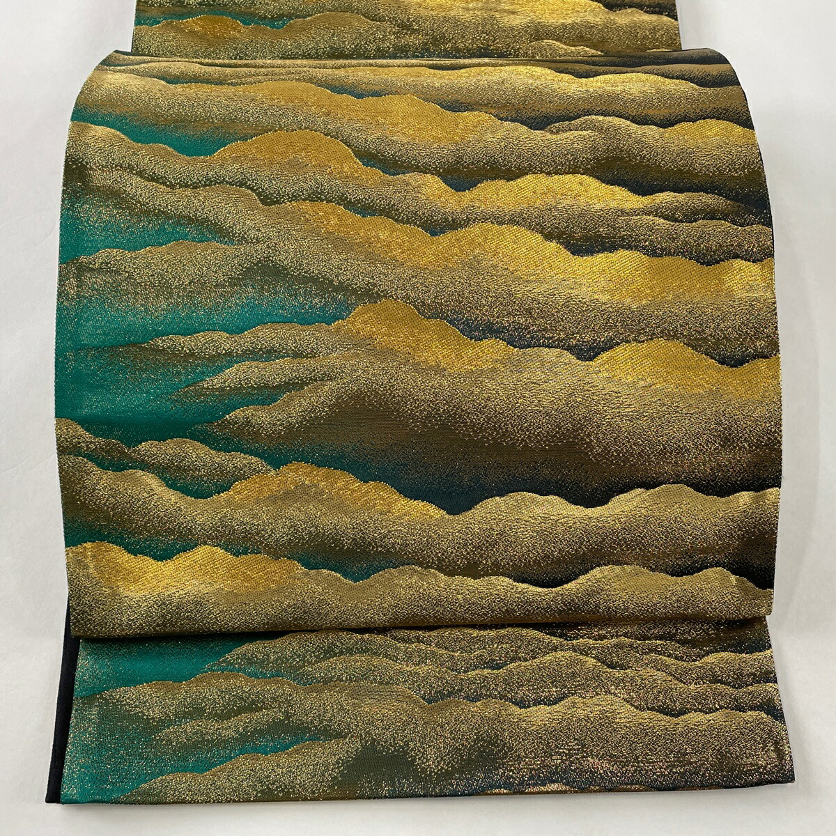 楽天市場】袋帯 美品 逸品 横山大観 落款あり 朝陽霊峰瑞雲 金糸 本