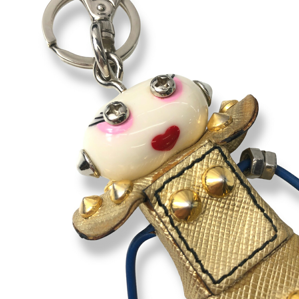 楽天市場】【中古】 プラダ ロボット キーホルダー キーリング