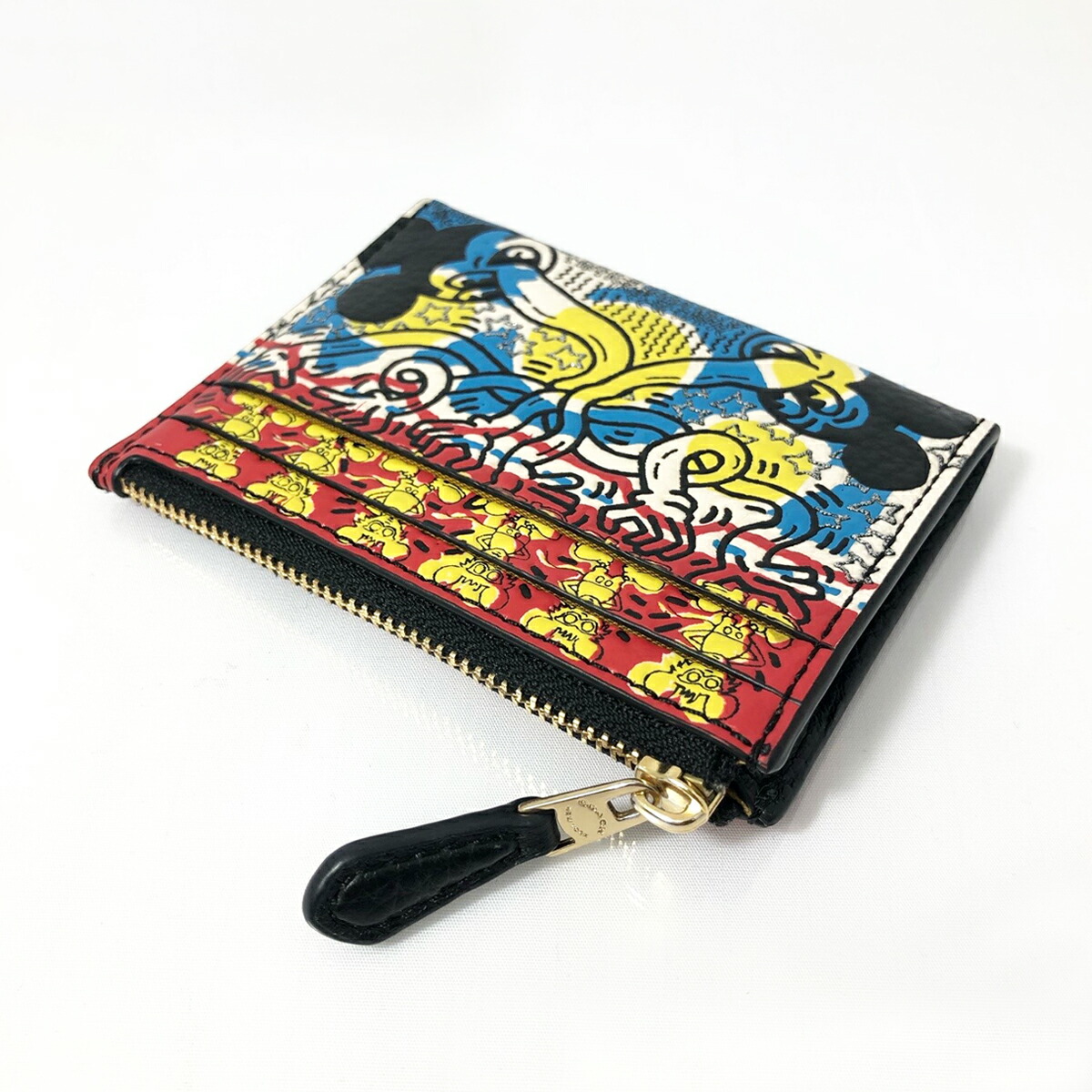 楽天市場】【中古】 コーチ パスケース ミッキーマウス キースヘリング