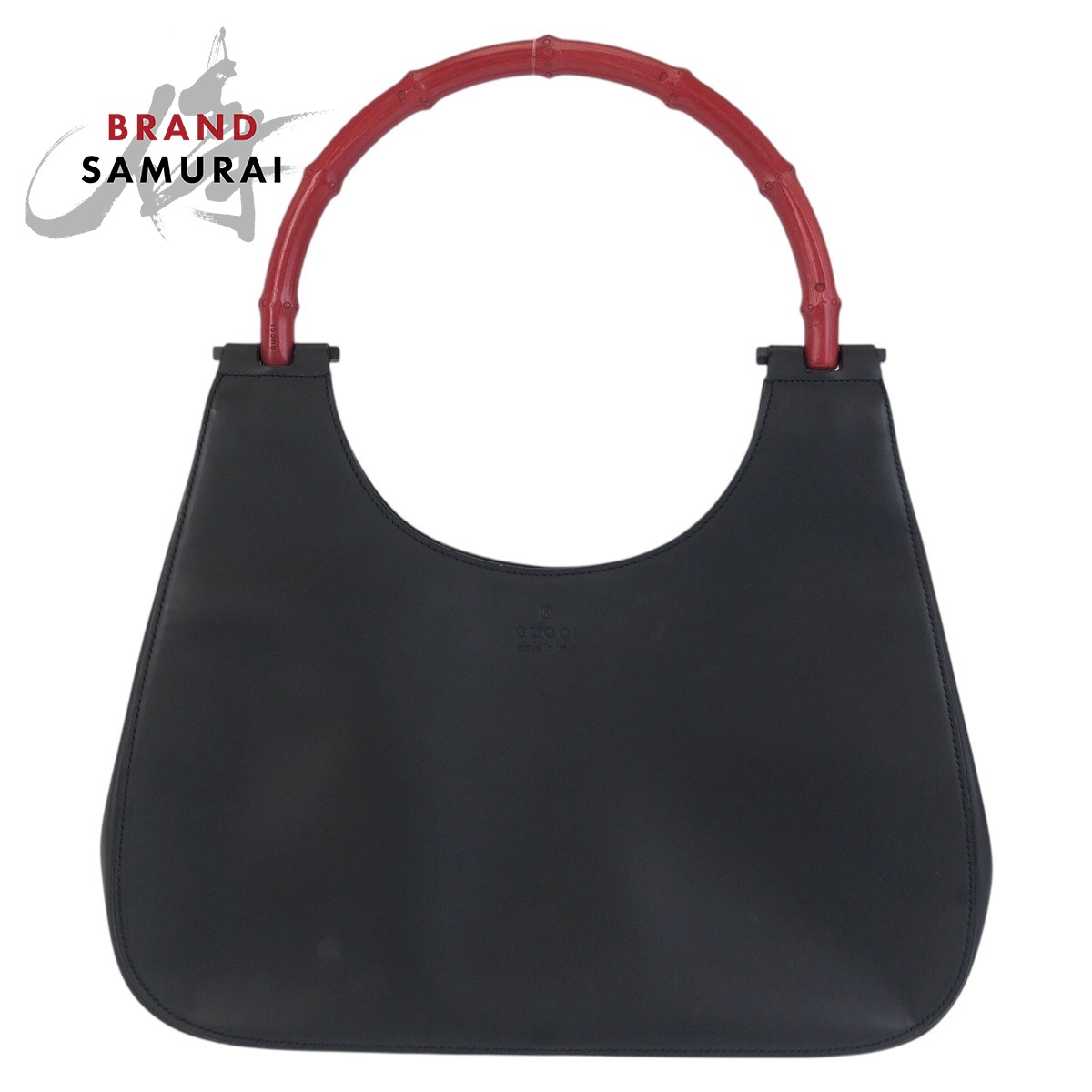 楽天市場】GUCCI グッチ バンブー ブラック 黒 レッド レザー