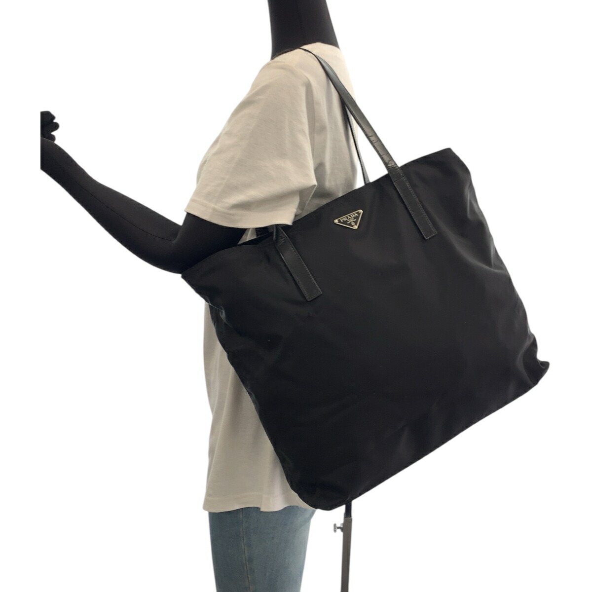 楽天市場】PRADA プラダ テスート 三角ロゴプレート ブラック 黒