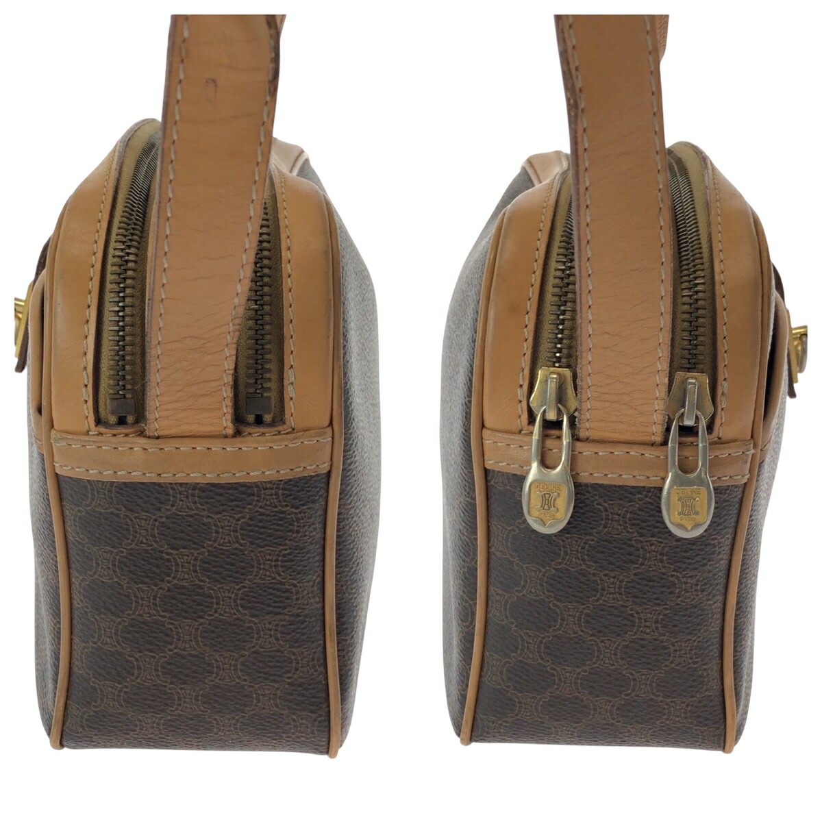 楽天市場】CELINE セリーヌ ヴィンテージ マカダム柄 ブラウン