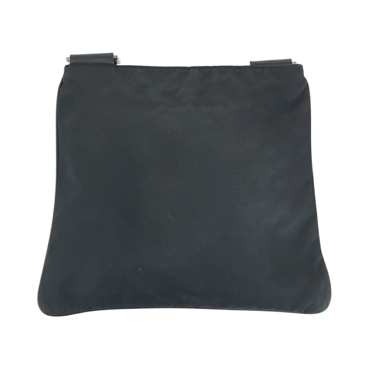 楽天市場】美品 PRADA プラダ テスート 三角ロゴプレート ブラック 黒