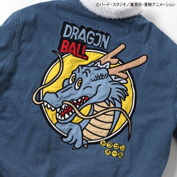 楽天市場】【リンク】ドラゴンボールコラボ_デニムボアジャケット(大人