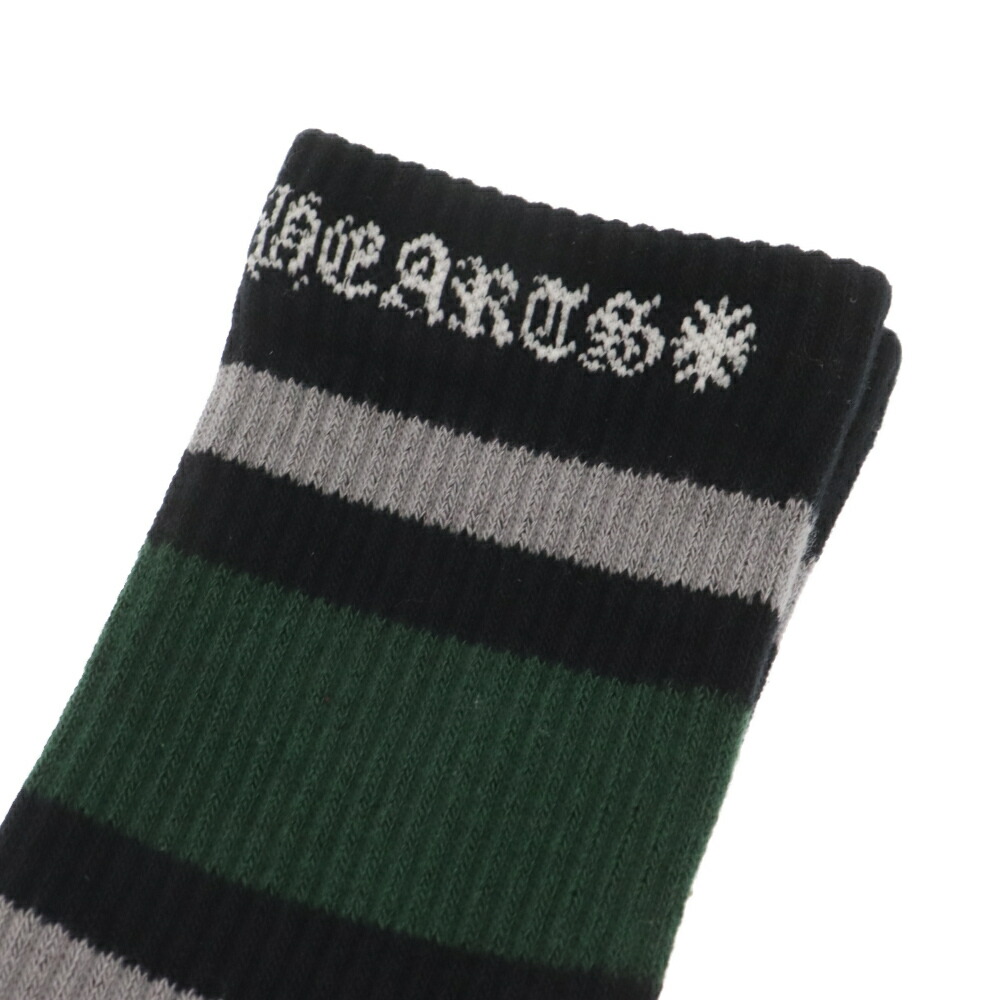 楽天市場】CHROME HEARTS(クロムハーツ) BORDER SOCKS ボーダー
