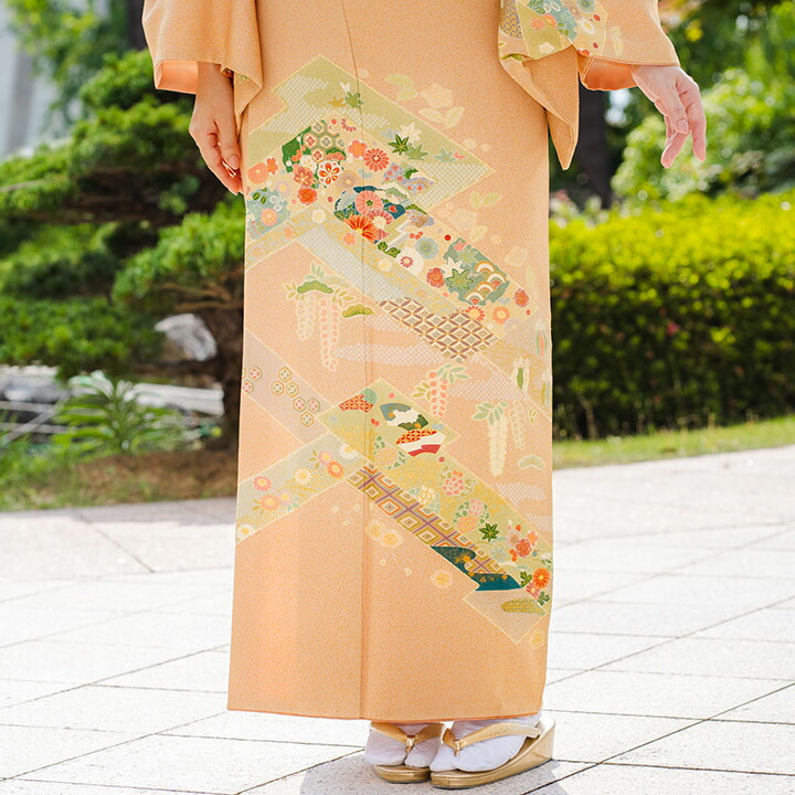 楽天市場】【レンタル】高級正絹 訪問着 フルセットレンタル訪問着 一