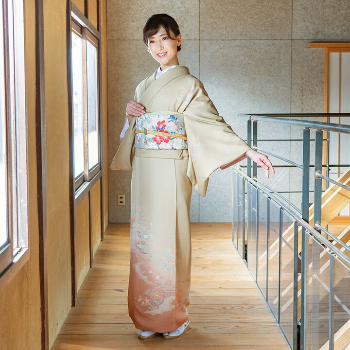 楽天市場】【レンタル】高級正絹 訪問着 フルセットレンタル 訪問着