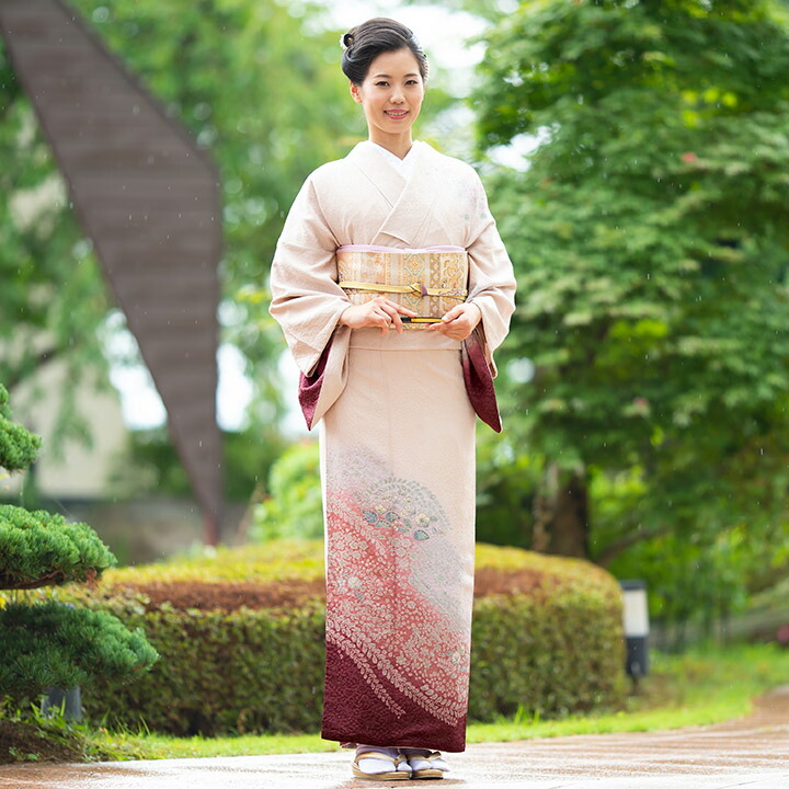 楽天市場】【レンタル】高級正絹 訪問着 フルセットレンタル訪問着