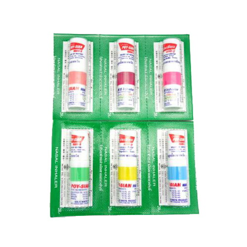 楽天市場】ヤードム poy sian 6本 セット インヘラー アロマスティック