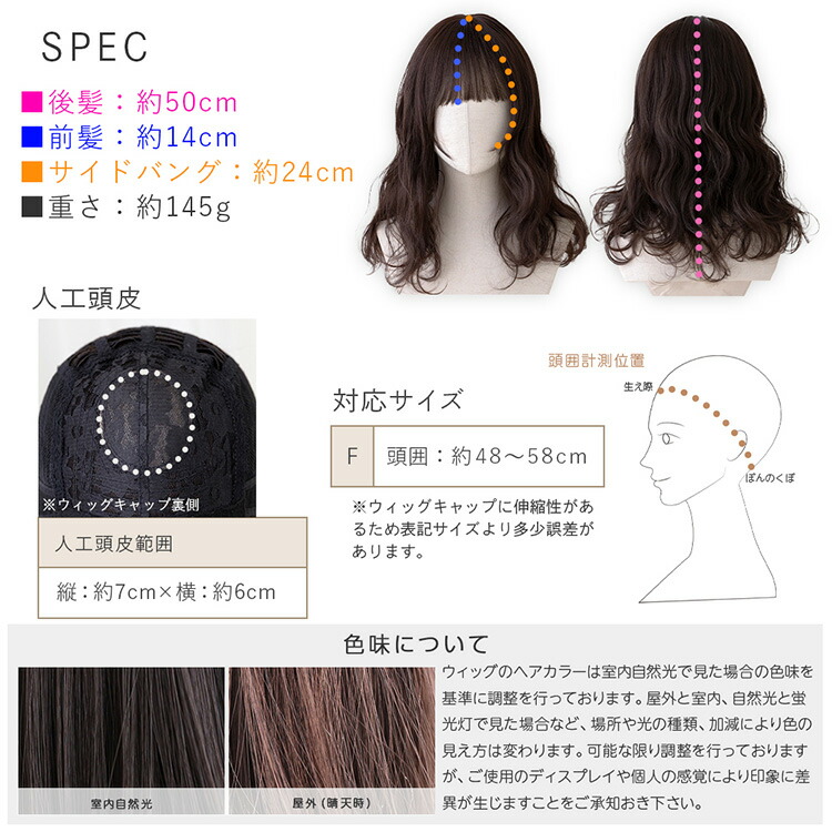 楽天市場】新作「 フラネナチュラルウェーブ 」 ウィッグ 自然 ロング
